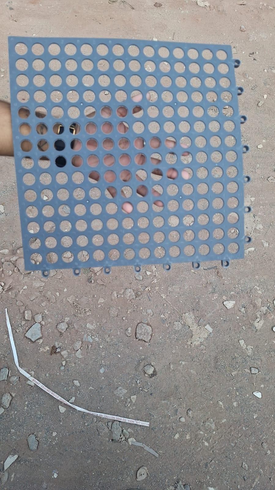 Bathroom Anti-Slip Interlocking Tile Mat – Pack of 4 | Waterproof Drainage Floor Mats for Shower, Kitchen & Wet Areas