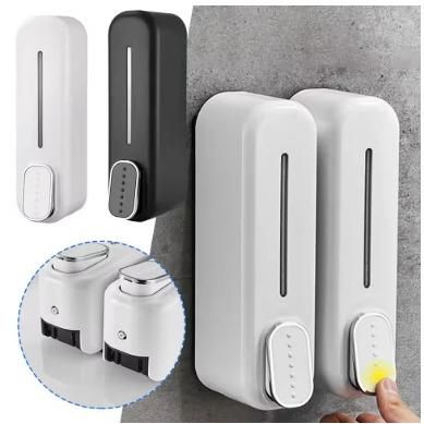 Manual Press Wall-Mounted Soap Dispenser – Space‑Saving & Mess‑Free, Plastic 200 ml