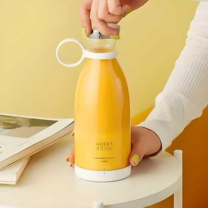 Portable Mini Juice Blender – USB Rechargeable Smoothie Maker Cup for Travel, Office & Gym