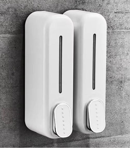 Manual Press Wall-Mounted Soap Dispenser – Space‑Saving & Mess‑Free, Plastic 200 ml
