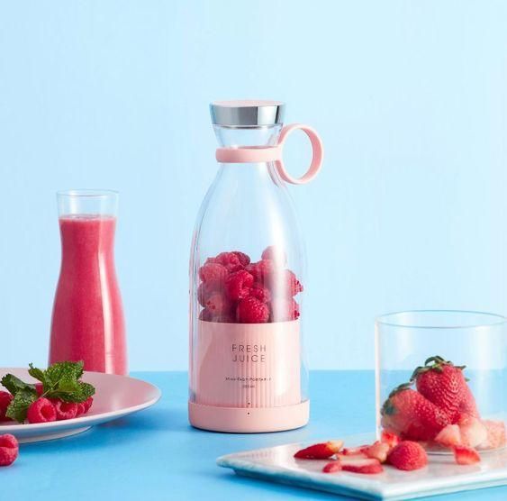 Portable Mini Juice Blender – USB Rechargeable Smoothie Maker Cup for Travel, Office & Gym