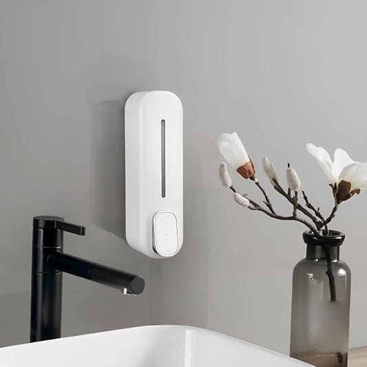 Manual Press Wall-Mounted Soap Dispenser – Space‑Saving & Mess‑Free, Plastic 200 ml